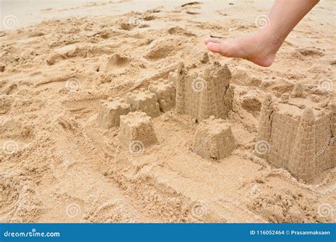 Sand castle stock photo. Image of creativity, peace - 116052464