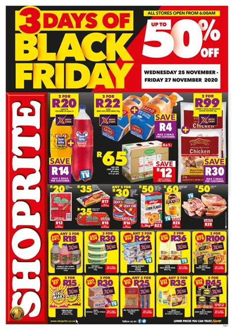 [Updated] Shoprite Black Friday 2020 deals in South Africa