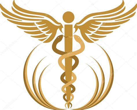 Caduceus logo — Stock Vector © magagraphics #12282546