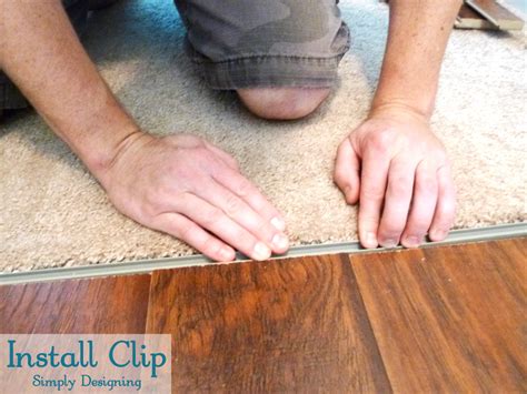 Installing Laminate Flooring : Finishing Trim and Choosing Transition ...