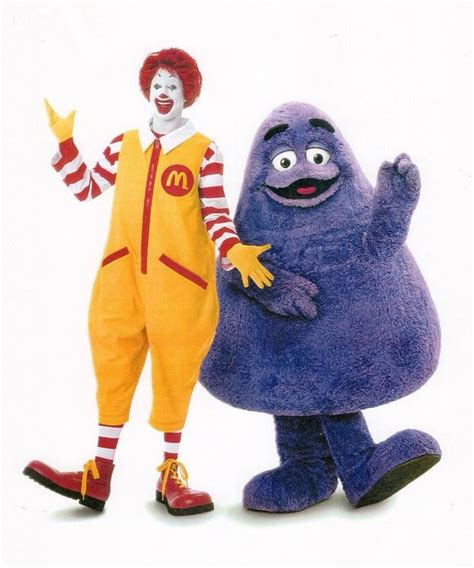 Pin by Jimbles Notronbo on grimace. | Ronald mcdonald, Clown pics, Mcdonalds birthday party