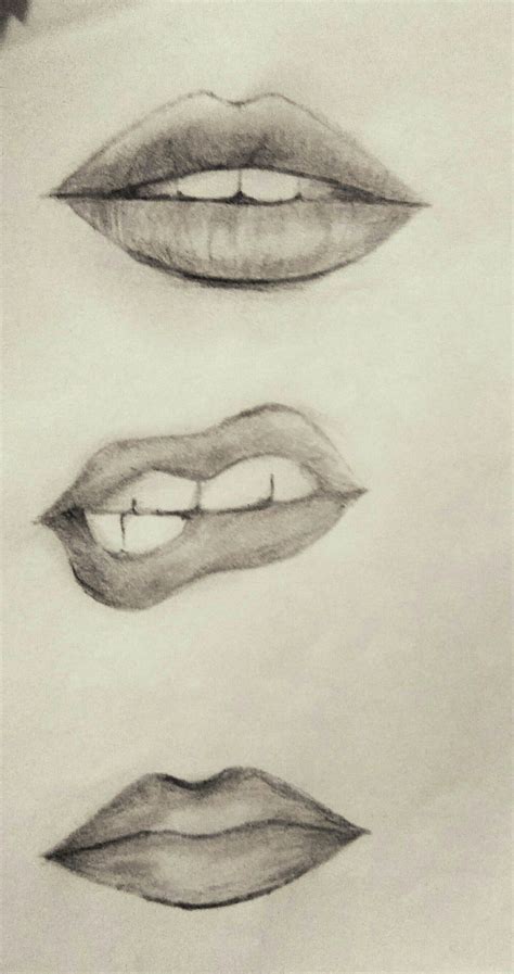 Pin by Says She on Easy Lip Sketching | Pencil drawings, Lips sketch, Lip pencil colors