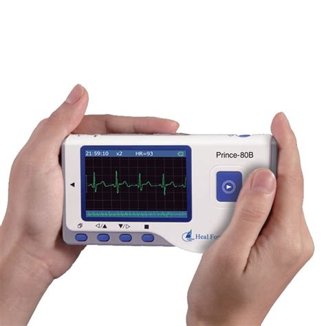 Heal Force PC 80B Advanced Handheld ECG Monitor Mini Portable LCD ...