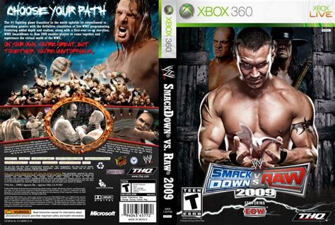 WWE Smackdown VS Raw 2009 - XBOX 360 Game Covers - WWE Smackdown VS Raw ...