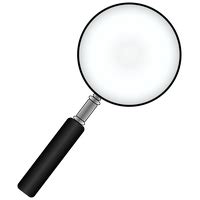 Download Blue Magnifying Glass Icon HQ PNG Image | FreePNGImg