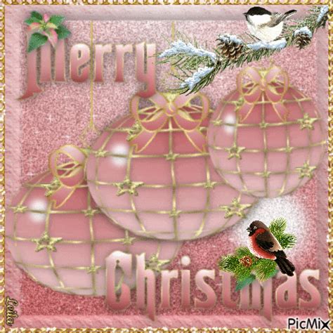 Pink Ornament Merry Christmas Gif Pictures, Photos, and Images for Facebook, Tumblr, Pinterest ...