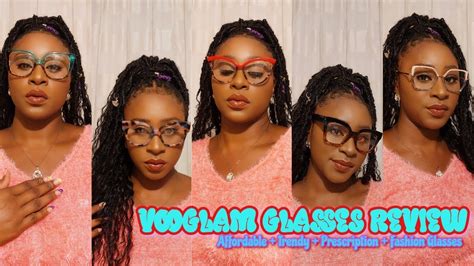 Vooglam Glasses Review | Affordable Trendy Prescription Fashion Glasses | Tryon Haul - YouTube