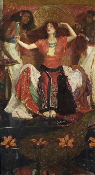 Pre Raphaelite Art: John Byam Liston Shaw - Jezebel