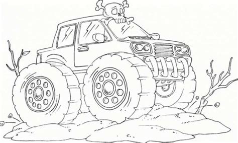 Hot Wheels Monster Truck Coloring Pages | Truck coloring pages, Monster ...