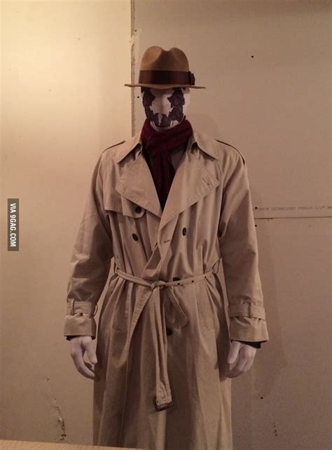 My homemade Rorschach Halloween costume - 9GAG