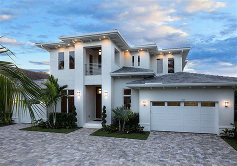 South Florida Design 4,532sf Coastal Contemporary House Plan-South Florida Design