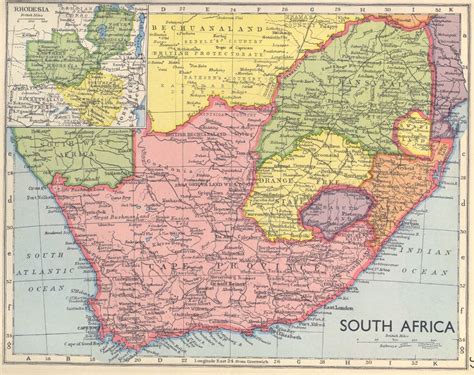 Old South African Map