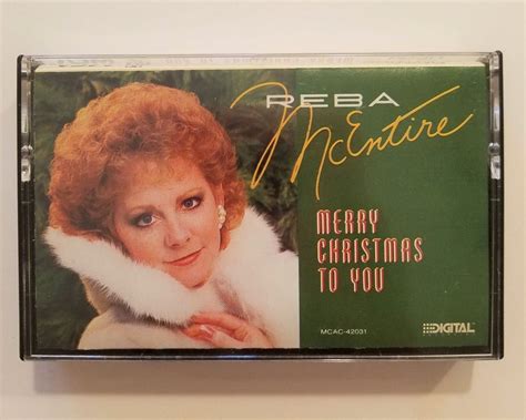 Reba McEntire Merry Christmas To You Cassette Tape 1987 Holiday Music ...