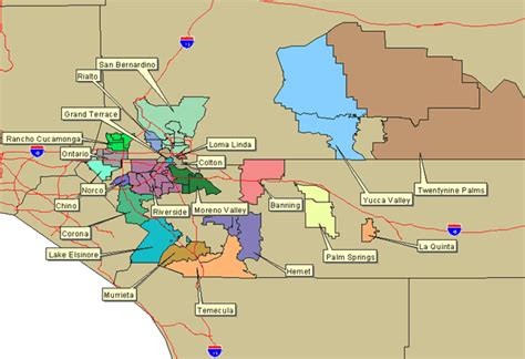 Inland Empire City Map - Map Of Farmland Cave