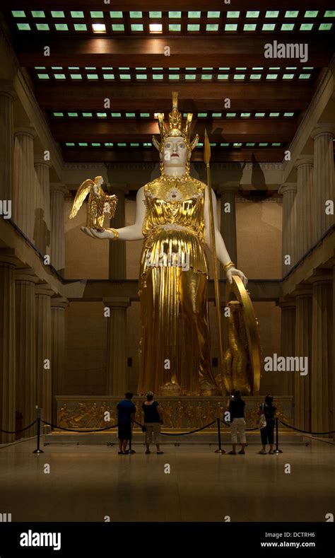 Athena Statue, Parthenon, Nashville, Tennessee Stock Photo - Alamy