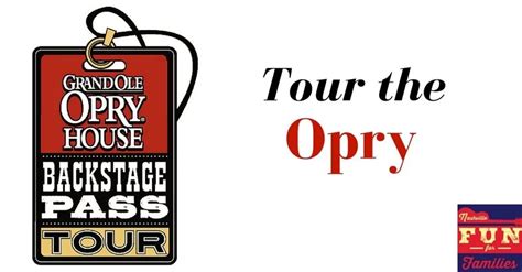 Grand Ole Opry Backstage Tour | Nashville Fun For Families