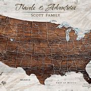 Adventure Awaits I Push Pin USA Map Wall Art: Canvas Prints, Art Prints & Framed Canvas
