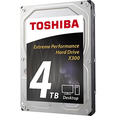 Toshiba 4TB X300 7200 rpm SATA III 3.5" Internal HDWE140XZSTA