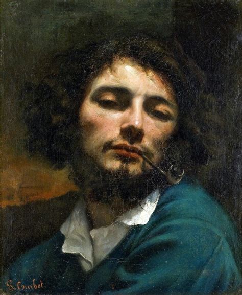 Self Portrait with Pipe by Gustave Courbet | Obelisk Art History