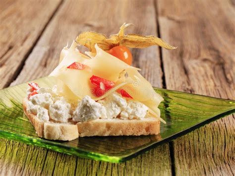 Cheese sandwich stock photo. Image of emmental, curd - 22401278