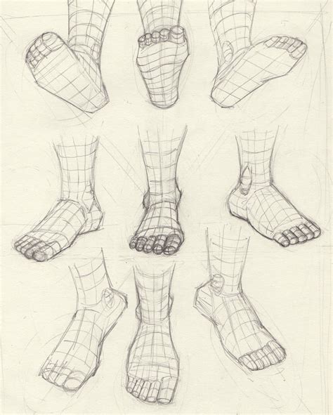 Foot perspective study 7-4-2016 by myconius on DeviantArt