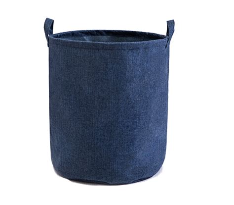 Willow Navy Blue Laundry Basket - Filtech Singapore