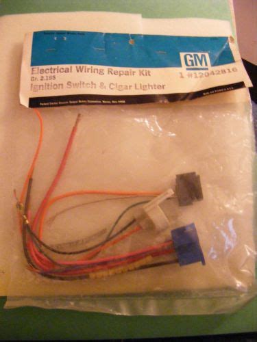 Find GM Electrical Wiring Repair Kit Ignition Switch & Cigar Lighter ...