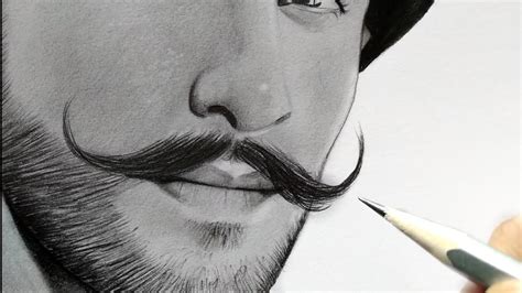 How to draw mustaches? - YouTube