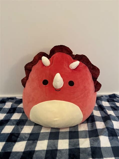 Squishmallows Tristan The Triceratops 20 inch Plush Toy 734689905706 | eBay