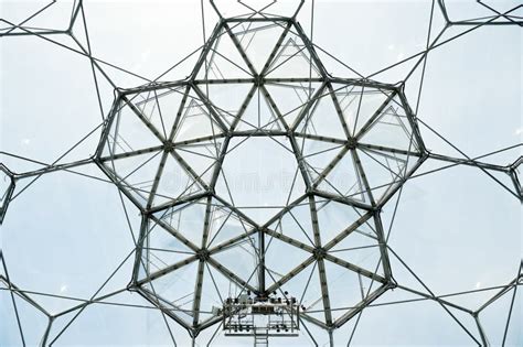 Bio-dome architecture stock photo. Image of hexagon, project - 40227142