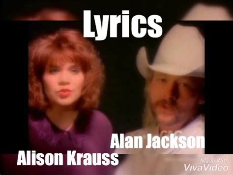 Alan Jackson & Alison Krauss - The Angels Cried 1993 Lyrics Chords - Chordify