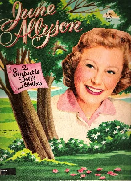 VINTAGE UNCUT 1955 June Allyson Paper Dolls~#1 Reproduction~Nostalgic Rare Set! $16.95 - PicClick