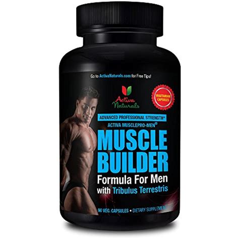 Activa Naturals Muscle Builder Supplement for Men with Essential Body ...