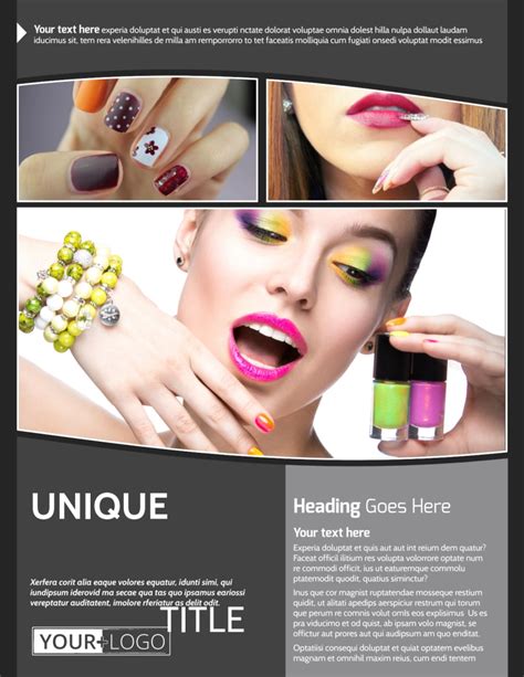 Elegant Nail Salon Flyer Template | MyCreativeShop