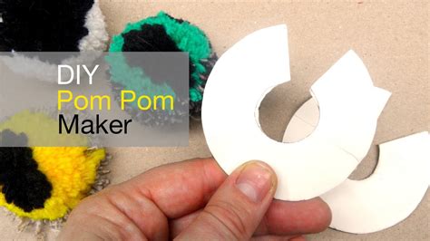 DIY Pom Pom Maker - YouTube