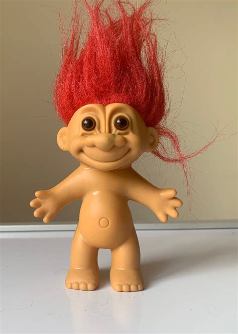 Vintage 1980s 1990s Russ Red Hair Troll Doll Figure | Etsy