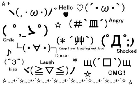 [Kaomoji(^_^) — Japanese emoticons (^ 0 ^ )/] | Japan Style