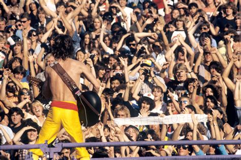 Mick Jagger Vintage Concert Fine Art Print from Candlestick Park, Oct 17, 1981 at Wolfgang's