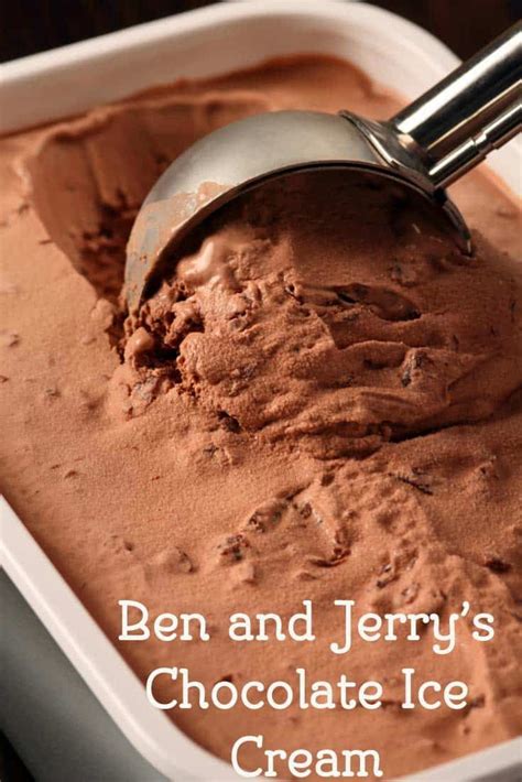 Ben jerry s chocolate ice cream – Artofit