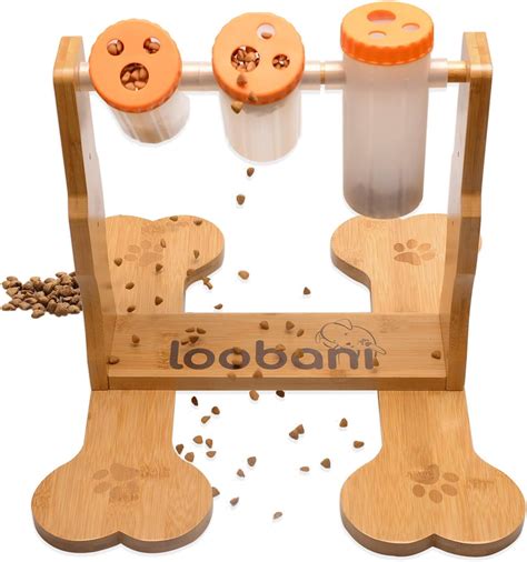 LOOBANI Dog Food Puzzle Toys, Interactive Treat Dispenser for All Ages ...