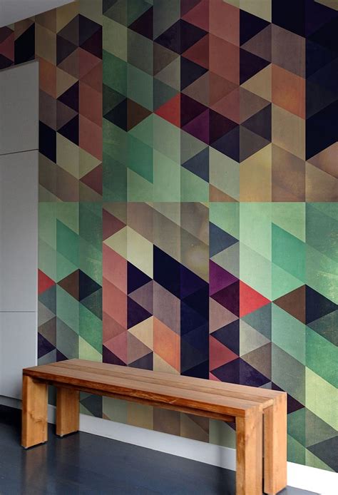 Create A Captivating Accent Wall With Geometric-Patterned Wall Tiles | Patterned wall tiles ...