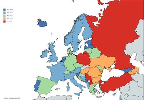 Map : How frequently Eurovision jury gives more points than televoting to European countries ...