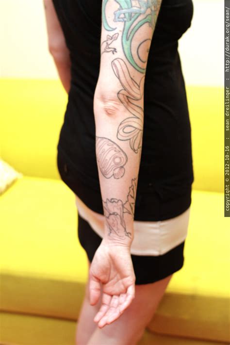 photo: marine life tattoo sleeve in progress MG 9638 - by seandreilinger