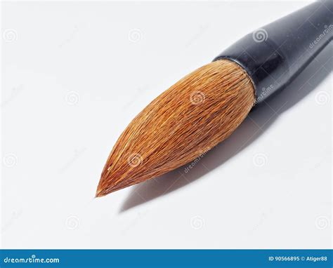 Traditional Chinese Writing Brush. Stock Image - Image of exotic, closeup: 90566895