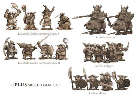 Got Goblins? Dark Hold Goblin Adventurers Miniatures Do | Goblin, Goblin art, Fantasy races