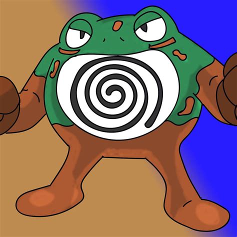 Beta Poliwrath. Water/Ground type. : r/fakemon