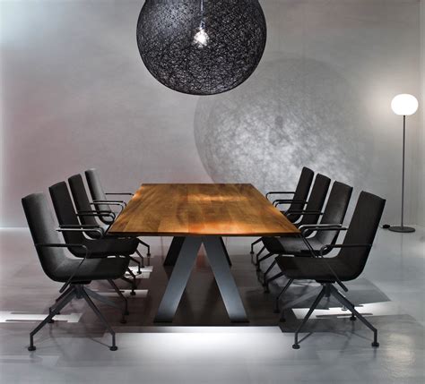 Contemporary Wood Metal Table - Ambience Doré