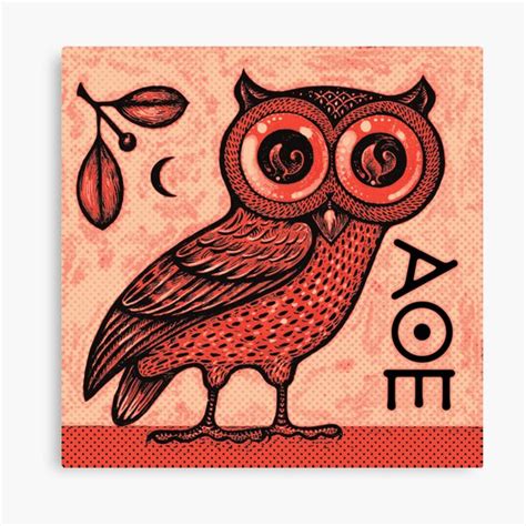 "Athena's Owl" Canvas Print for Sale by scottpartridge | Redbubble