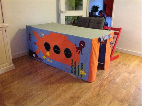 Duikboot tafeltent! Play Houses, Toy Chest, Storage Chest, Sewing Projects, Diy Crafts, Quilts ...