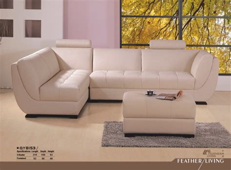 Leather Sectional Sofa (QY8153) - China Leather/Pvc and Exquisite